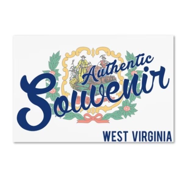 Lantern Press 'State' Canvas Art, 12x19, Trademark Fine Art, Mfr#: ALI09800-C1219GG